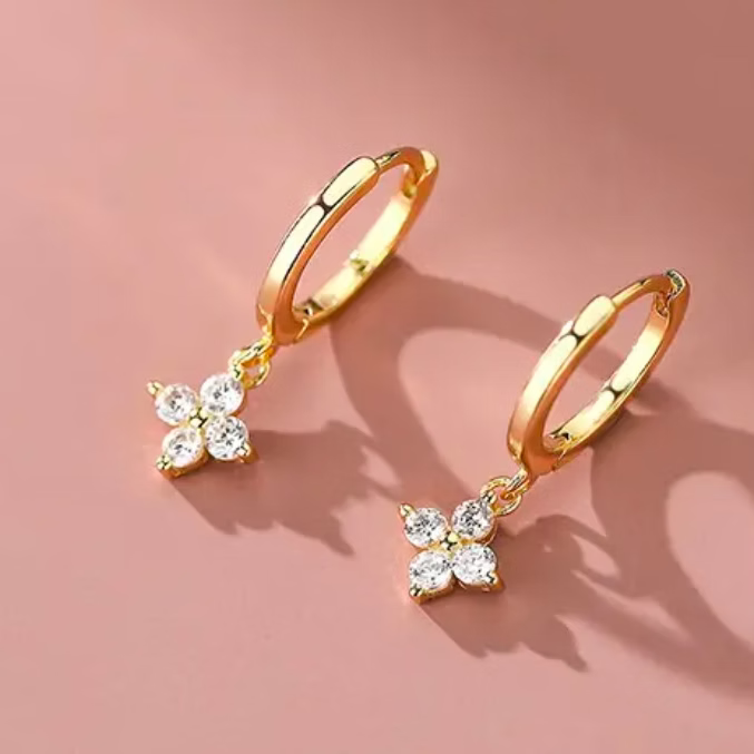 Boucles d'oreilles fleur