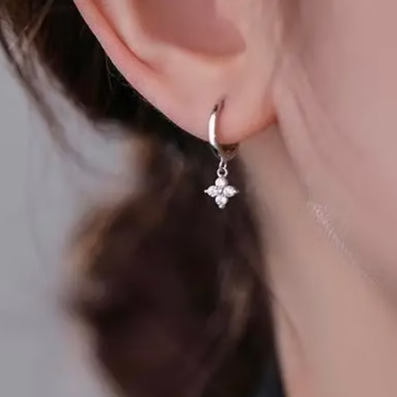 Boucles d'oreilles fleur