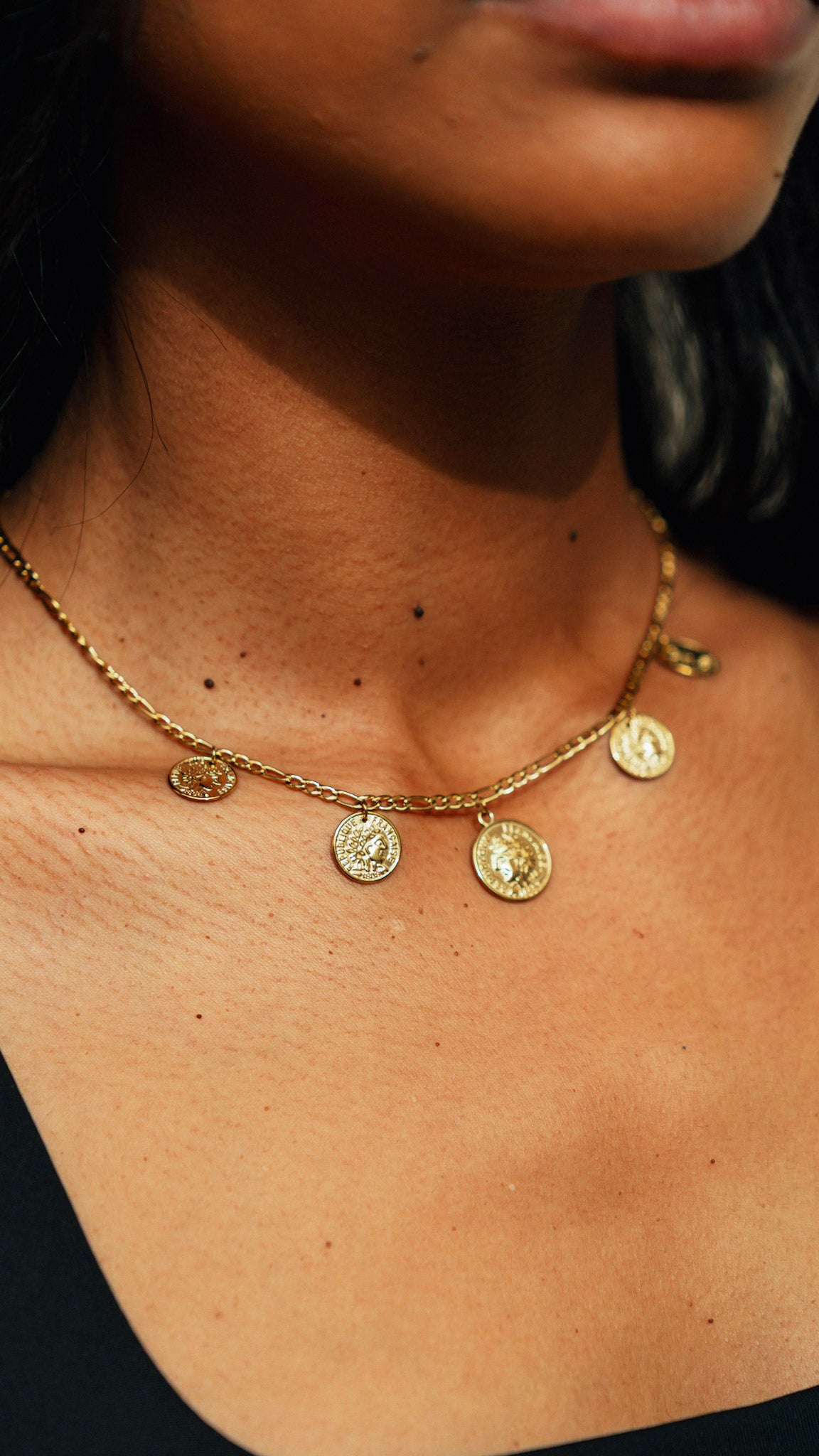 Collier médaillons Céline